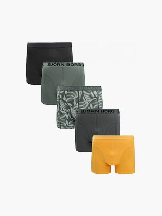 Bokserki Bjorn Borg Cotton Stretch – zestaw 5 par, wielokolorowe