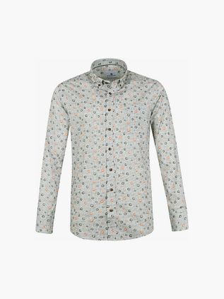 State Of Art Skjorte med Prikker Grå