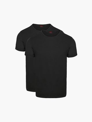 T-shirty Levi's Solid Crew w kolorze czarnym – zestaw 2 sztuk