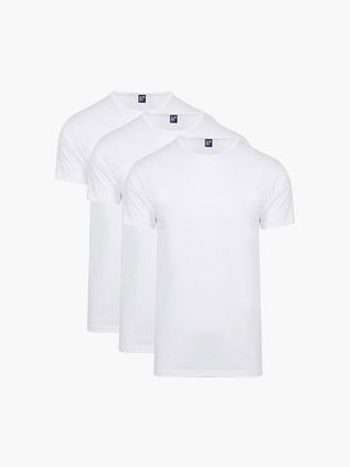 Alan Red Tilbud Derby O-hals T-shirts Hvid (3-pack)