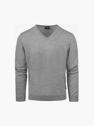 Maglione OLYMP in merino grigio