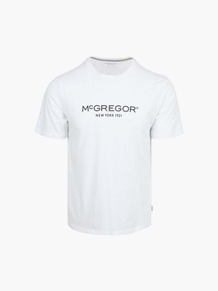T-shirt McGregor Essential z logo w kolorze białym