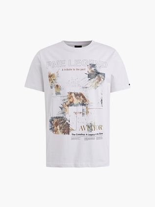 PME Legend Jersey T-Shirt Logo Biały
