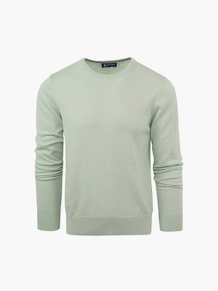 Suitable Respekt Oinix Genser Rundhals Lysegrønn