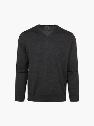 Jersey de merino OLYMP en antracita