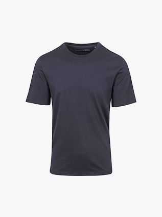 Scotch And Soda Basis-T-shirt i Marineblå