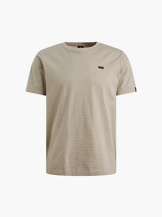 Vanguard T-Shirt A Righe Beige