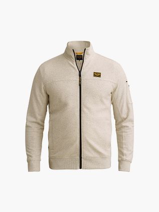 PME Legend Strickjacke Interlock Bone White Melee
