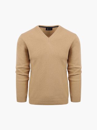 Suitable Ullgenser V-Hals Beige