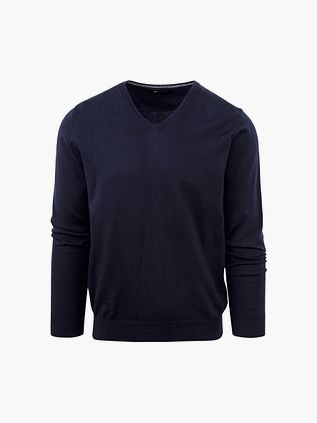 Suitable Tröja Vini V-Hals Marinblå