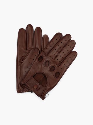 Hestra Handske Morgan Läder Brun