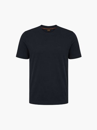 T-shirt BOSS Interlock w kolorze granatowym