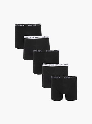 Björn Borg Boxershorts i Bomuld Stretch 5-Pack Sort