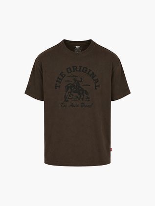 Levi's T-Shirt Braun Graphic Logo