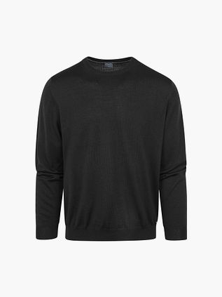 Maglione OLYMP girocollo in lana nero