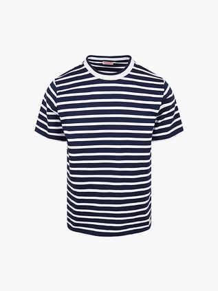 Armor-Lux T-shirt Hèritage Randig Marinblå