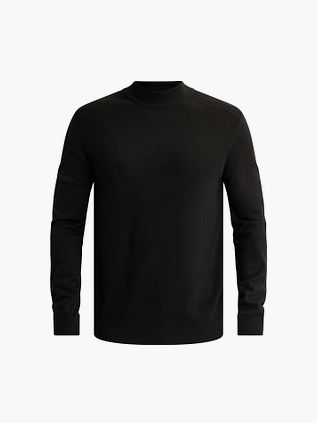 Vanguard Knitted Pullover Turtle Black