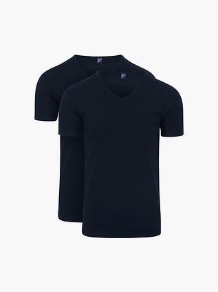 Alan Red Oklahoma T-Shirt Stretch granatowy (2-pack)