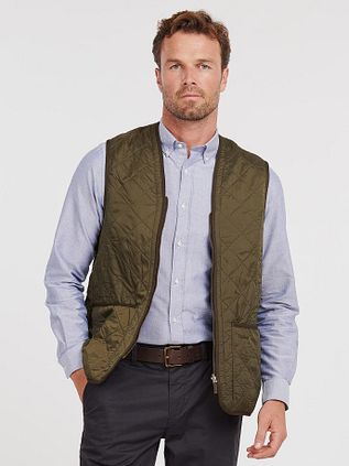 Barbour Forro Polarquilt Verde
