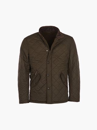 Barbour Giacca trapuntata Powell verde oliva