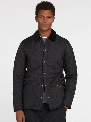 Barbour Heritage Liddesdale pikowana kurtka czarna