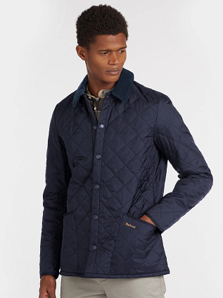 Barbour Liddesdale Heritage Quilted Jacke Navy