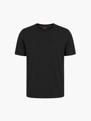 T-shirt BOSS Interlock w kolorze czarnym