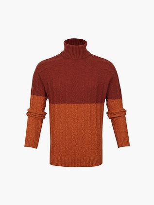 Passer perfekt italiensk style med denne orange italienske hæklet trøje fra Suitable