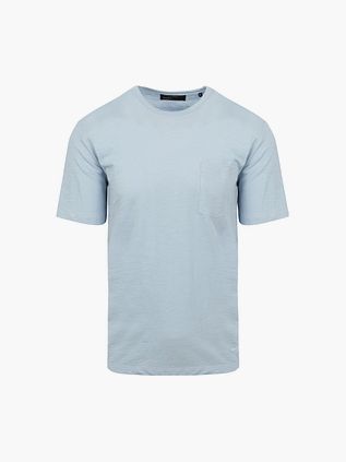 Marc O'Polo T-skjorte Slub Lyseblå
