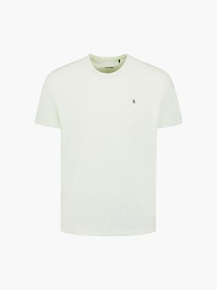 T-shirt No Excess Slub w kolorze jasnozielonym