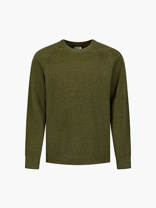 No Excess Jumper Chenille Olive