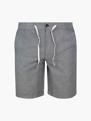 Superdry Kort Linned Mørkeblå Striber