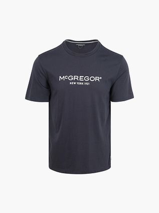 T-shirt McGregor Essential z logo w kolorze granatowym