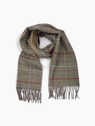 Barbour Sjaal Macklow Reversible Lambswool Tweed Multi