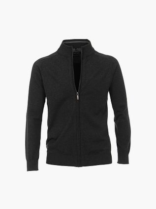 Casa Moda Vest Antracit med lynlås