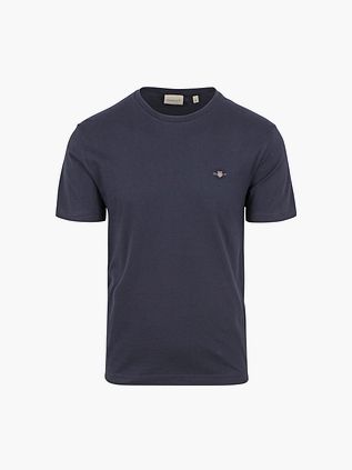 GANT T-skjorte Shield Logo Navy