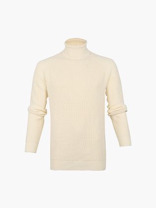 Jersey de cuello alto Suitable Lunf en blanco roto