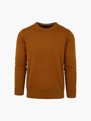 Suitable Jersey de cuello redondo en amarillo ocre