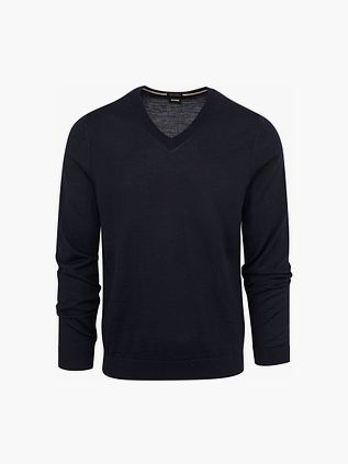 Sweter BOSS Melba z wełny w kolorze granatowym