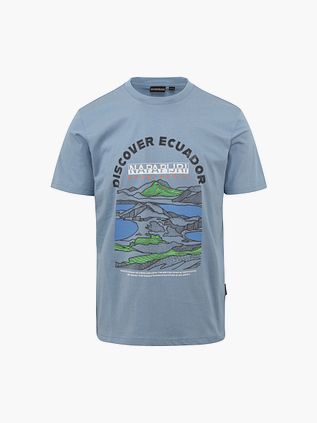 T-Shirt Napapijri Sangay azul claro