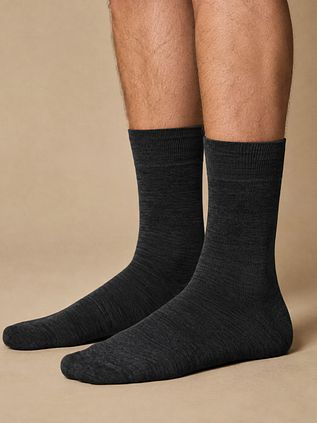 Suitable Chaussettes Mérinos Anthracite Lot de 6