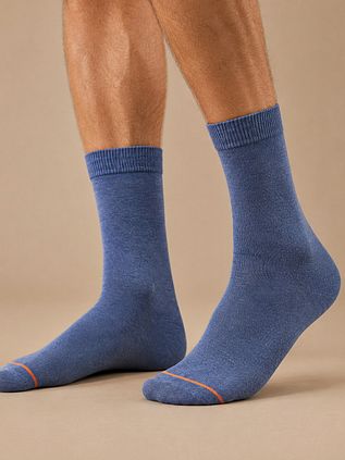 Suitable Socken 6 Paare Bio Indigo-Blau