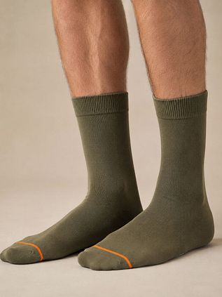 Suitable Socken Bio Olivgrün