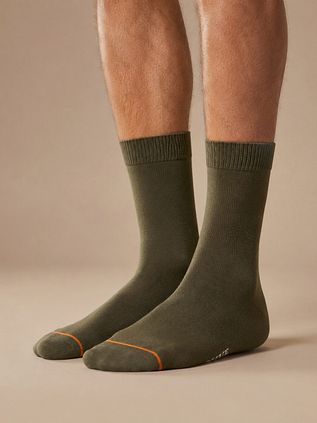 Suitable Socken 6 Paare Bio Olivgrün