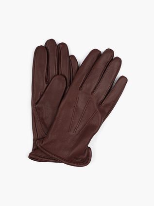 Guanto Hestra Andrew in pelle Chocolate