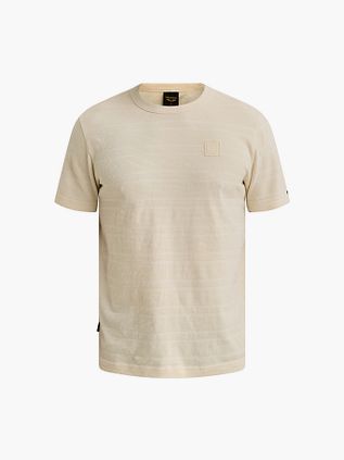 PME Legend T-shirt Knitted Waffle Bone White
