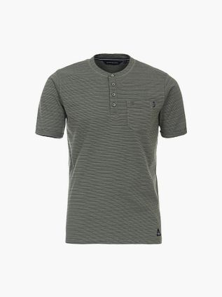 CASAMODA T-Shirt Vert Rayures
