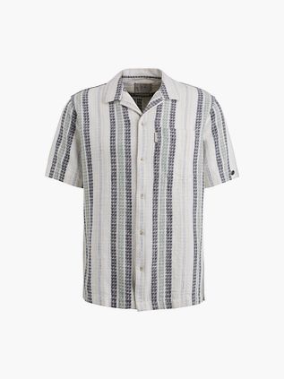 Cast Iron Kortærmet Skjorte Stribe