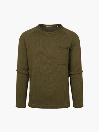 KnowledgeCotton Apparel Sweatshirt Olivengrøn