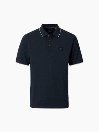 Koszulka polo CASAMODA Jersey Tipping w kolorze granatowym